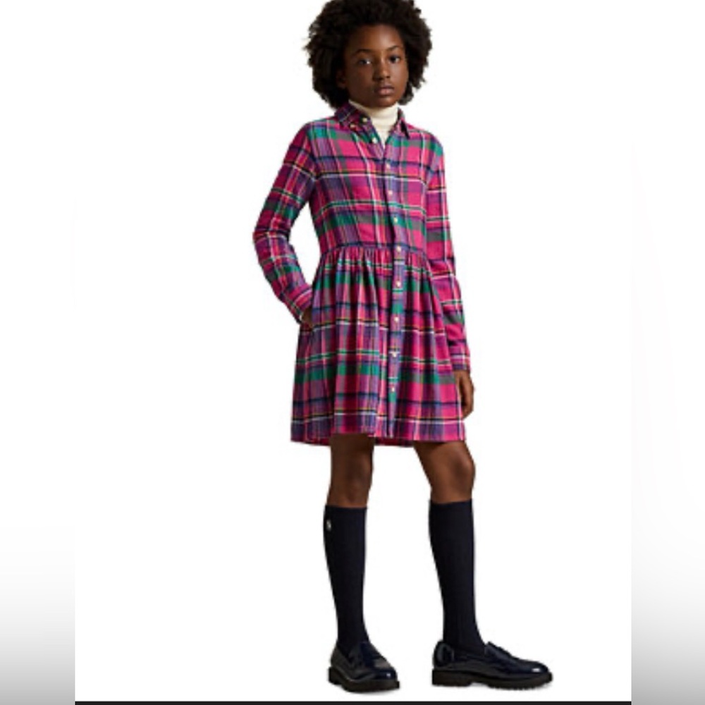 Polo by Ralph Lauren Plaid Kids Dress